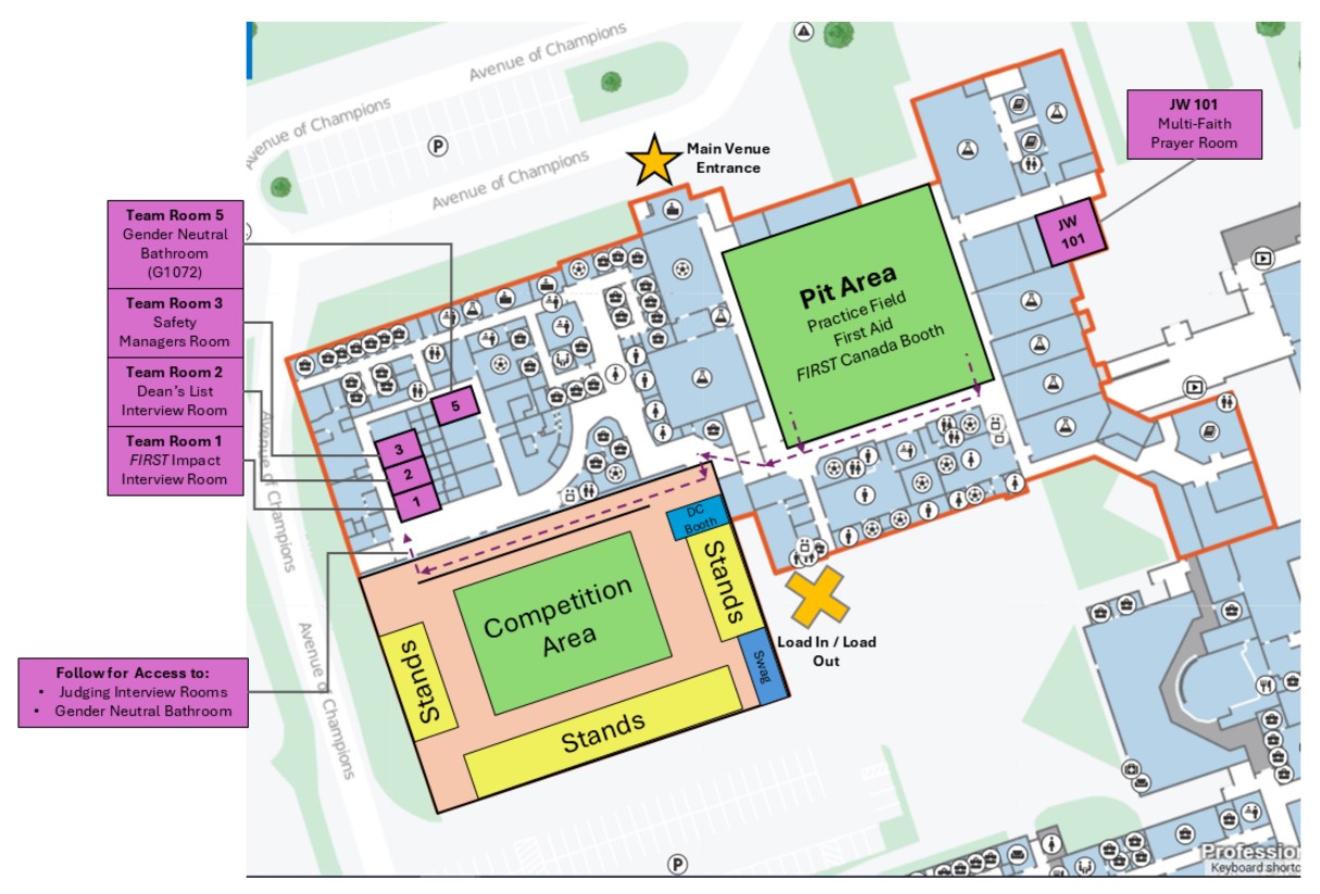 Durham College Event Map